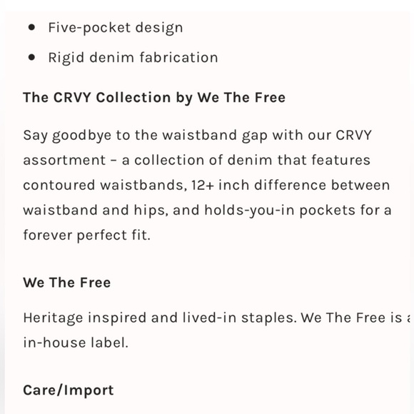 NWT Free people CRVY boyfriend distressed jeans size 28 - Picture 15 of 15